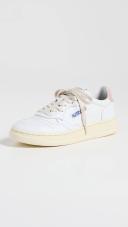 Autry - 01 Low Leather Sneaker White & Pink - 36