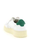 Autry Leather Medalist Low Sneakers AULWLL20 White Green - 40