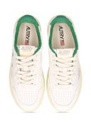 Autry Leather Medalist Low Sneakers AULWSP03 White Green - 36