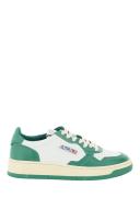 Autry Leather Medalist Low Sneakers AULWWB03 White Green - 40