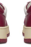 Autry - Medalist Bicolor Sneakers, Women , Burgundy