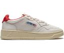 Autry Medalist Leather Low Sport White Red (Women's)