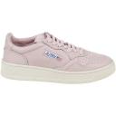 Autry Medalist Leather Low Sport White Red (Women's)