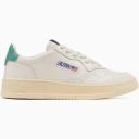 Autry Medalist Leather Low Sport White Red (Women's)