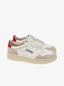 Autry Medalist Low - Leather / Suede White / Red - US 10.5 - Men