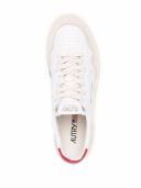 Autry Medalist Low - Leather / Suede White / Red - US 10.5 - Men
