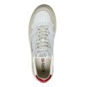 Autry Medalist Low - Leather / Suede White / Red - US 10.5 - Men
