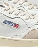 Autry Medalist Low - Leather / Suede White / Red - US 10.5 - Men