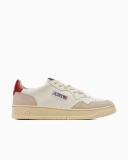 Autry Medalist Low - Leather / Suede White / Red - US 7.5 - Men