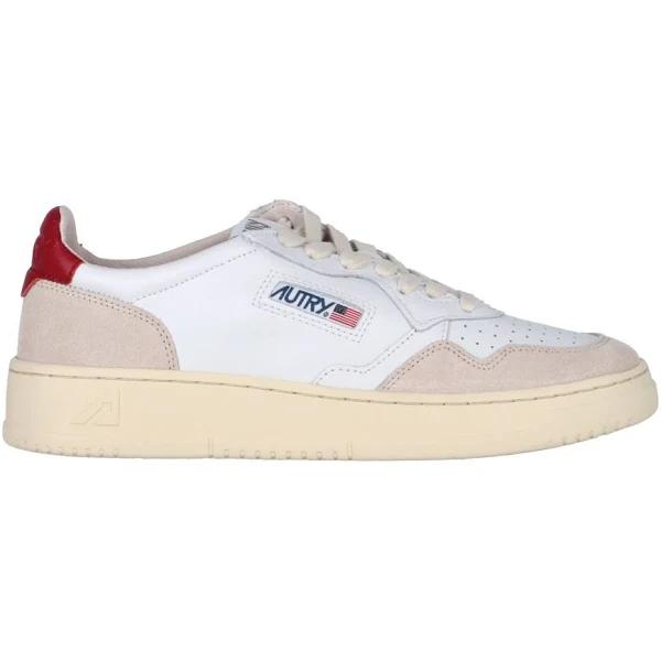 Autry - Medalist Low Man leat/suede, Men, Red