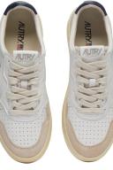 Autry - Medalist Low Sneakers in Leather and Suede, Women , Blue