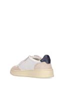 Autry - Medalist Low Sneakers in Leather and Suede, Women , Blue