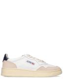 Autry - Medalist Low Sneakers in Leather and Suede, Women , Blue
