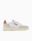 Autry - Medalist Low Sneakers in Leather and Suede, Women , Orange