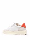 Autry - Medalist Low Sneakers in Leather and Suede, Women , Orange