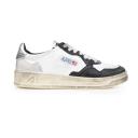 Autry Medalist Low Super Vintage Sneakers AVLMSV11 White Black Silver - 41