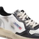 Autry Medalist Low Super Vintage Sneakers AVLMSV11 White Black Silver - 41