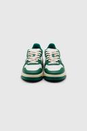 Autry Green & White Medalist Low Sneakers