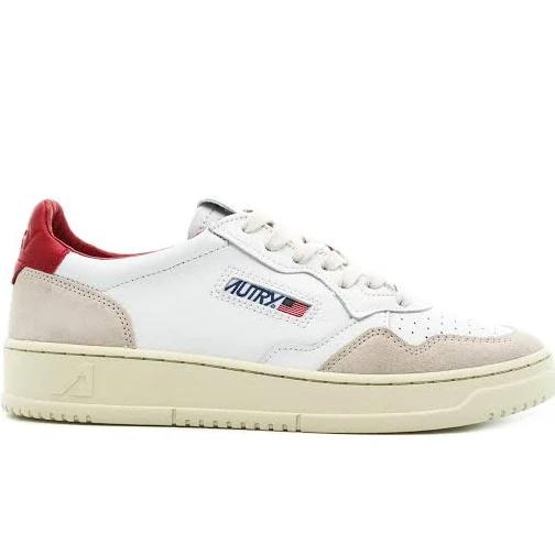 Autry - Medalist Low-Top Leather/Suede Sneakers - Women - Red
