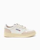 Autry White & Black Medalist Low Sneakers