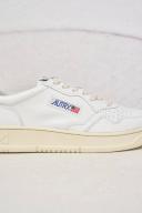 Autry White & Black Medalist Low Sneakers