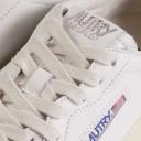 Autry Medalist Low - White and ASP - AULMLL54-WHA Leather Colour: Whit