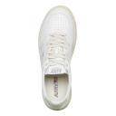 Autry Medalist Low - White and ASP - AULMLL54-WHA Leather Colour: Whit