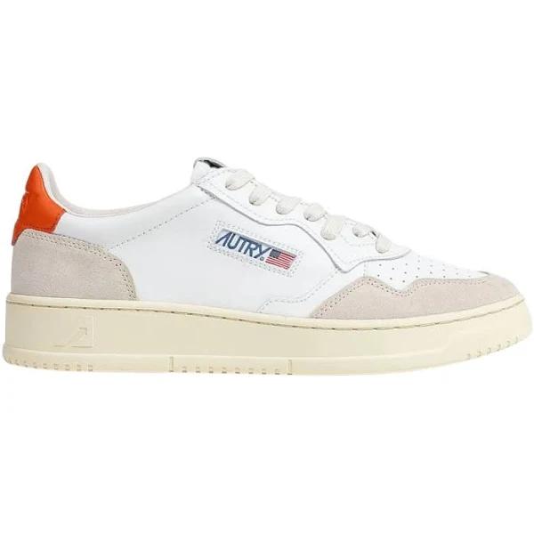 Autry Medalist Low - White / Orange - US 10 - Men