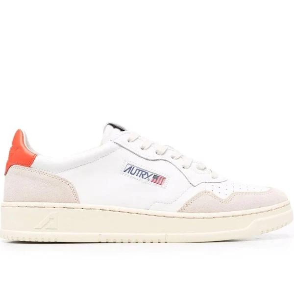 Autry Medalist Low - White / Orange - US 9 - Men