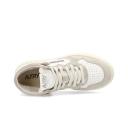 Autry - Medalist Mid-Top Goat Leather/Suede Sneakers - Women - Pink