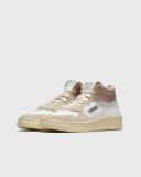 Autry - Medalist Mid-Top Goat Leather/Suede Sneakers - Women - Pink