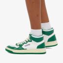 Autry Medalist Mid - White / Green - US 9 - Women