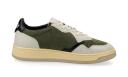 Autry - Medalist Suede and Corduroy Trainers - Mens - Green Multi