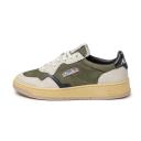 Autry - Medalist Suede and Corduroy Trainers - Mens - Green Multi