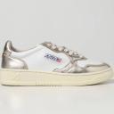 Autry Medalist White Pink Suede (Women's)