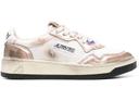 Autry Medalist White Pink Suede (Women's)
