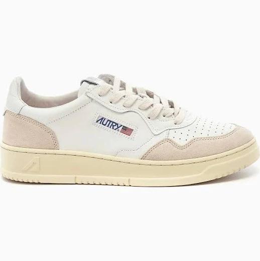 Autry White Medalist Low Sneakers