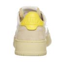 Autry - Medalist Women's Shoes LEAT/SUEDE White/Yellow - 38