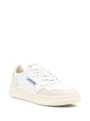Autry - Medalist Women's Shoes LEAT/SUEDE White/Yellow - 38