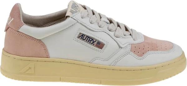 Autry - Medalist Women's Shoes Suede/leat White/coral - 36