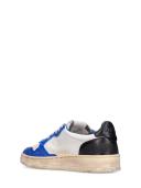 Autry | Men Medalist Super Vintage Low Sneakers Wht/blue/blk 44