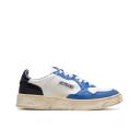 Autry | Men Medalist Super Vintage Low Sneakers Wht/blue/blk 44