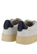 Autry Men's 01 Low Leather Sneakers in White/Navy, Size UK 10 | END. Clothing