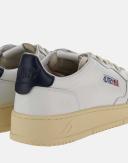 Autry Men's 01 Low Leather Sneakers in White/Navy, Size UK 10 | END. Clothing