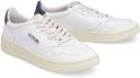 Autry Men's 01 Low Leather Sneakers in White/Navy, Size UK 10 | END. Clothing