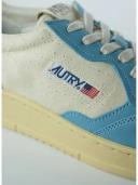 Autry Men's Medalist Low Canvas Sneakers in White/Sky, Size UK 7 | END. Clothing