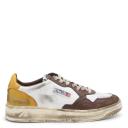 Autry Men's Super Vintage Low Sneakers in White/Brown, Size UK 9 | END. Clothing