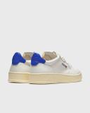 Autry White and Blue Leather 01 Low Sneakers