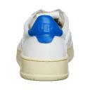 Autry White and Blue Leather 01 Low Sneakers