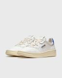 Autry White and Blue Leather 01 Low Sneakers